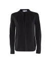 Callas Milano Olympia Poplin Blouse In Black
