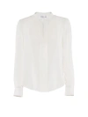 Callas Milano Olympia Silk Blouse In White