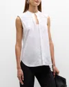 Callas Milano Olympia Sleeveless Top In White