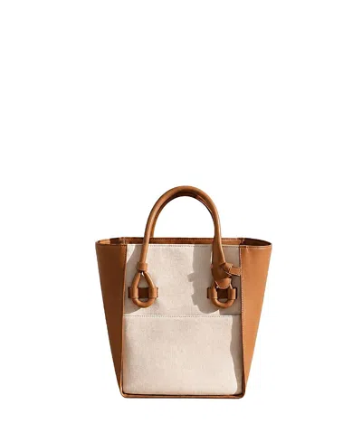 Callas Milano Pia North / South Tote Bag In Brown
