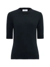 Callas Milano Portia Cashmere Crewneck Sweater In Black
