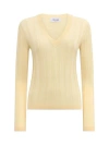 Callas Milano Rione V-neck Rib Sweater