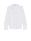 Callas Milano Ripley Button Front Fitted Shirt In White