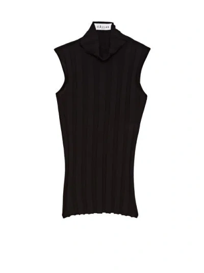 Callas Milano Romy Sleeveless Turtleneck In Black