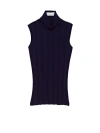 Callas Milano Romy Sleeveless Turtleneck In Blue