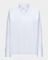 Callas Milano Sirene Button-down Silk Twill Scarf Shirt