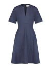 Callas Milano Sora Flared Dress In Blue