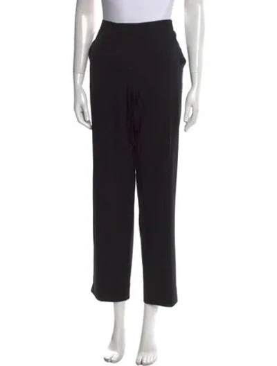Pre-owned Callas Milano Straight Leg Pants In Black
