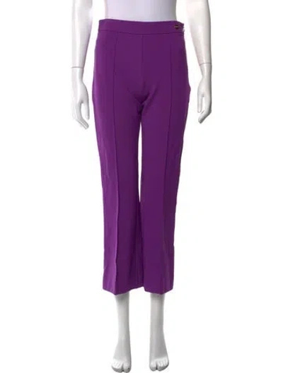Pre-owned Callas Milano Straight Leg Pants In Purple