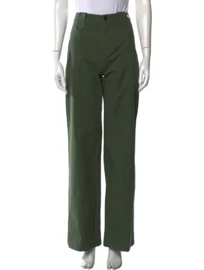Pre-owned Callas Milano Vintage Wide Leg Pants W/ Tags In Green