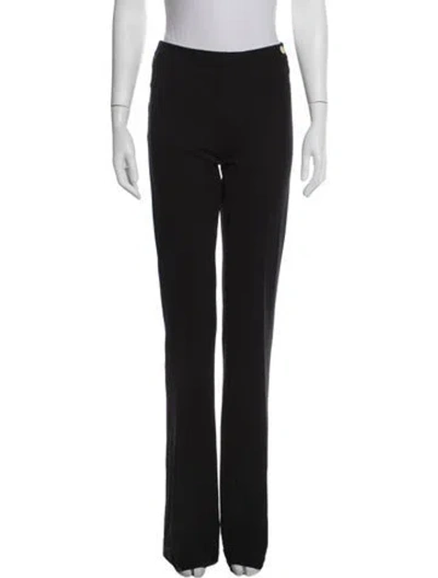 Pre-owned Callas Milano Virgin Wool Straight Leg Pants W/ Tags In Blue