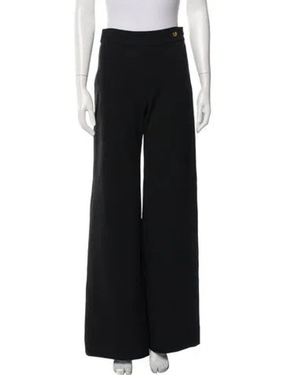 Pre-owned Callas Milano Wide Leg Pants In Black
