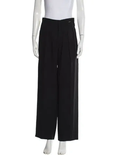 Pre-owned Callas Milano Wide Leg Pants In Black