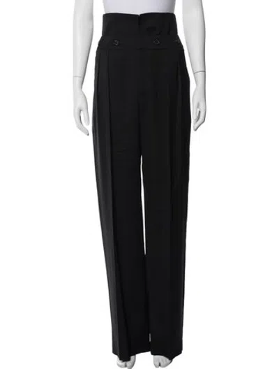 Pre-owned Callas Milano Wide Leg Pants In Black