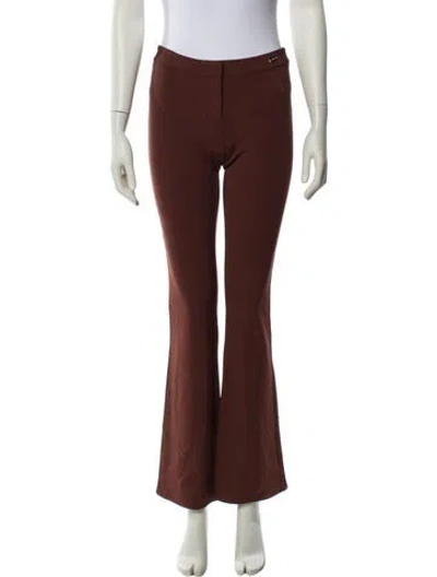 Pre-owned Callas Milano Wide Leg Pants In Brown