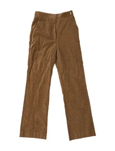 Pre-owned Callas Milano Wide Leg Pants In Brown