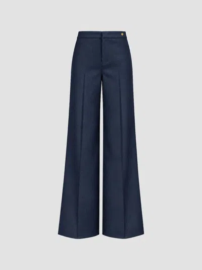 Callas Milano Women's Jacky Flare Pants In Blue