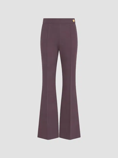 Callas Milano Women's Lola Cropped Flare Pant In Purple