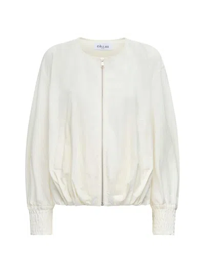 Callas Milano Women's Marta Bomber Jacket In White