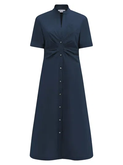 Callas Milano Women's Noor Long Shirt Dress In Blue