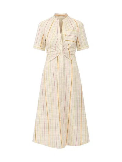Callas Milano Women's Noor Short Sleeve Shirt-dress In Multi