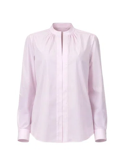Callas Milano Olympia Long Sleeve Shirt In Pink
