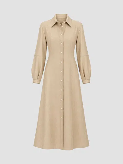 Callas Milano Women's Poet Fit And Flare Dress In Nude