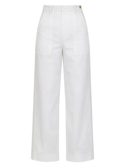 Callas Milano Sailor Wide Leg Pant In White