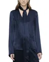 Câllas Callas Piecere Relaxed Fit Blouse In Blue