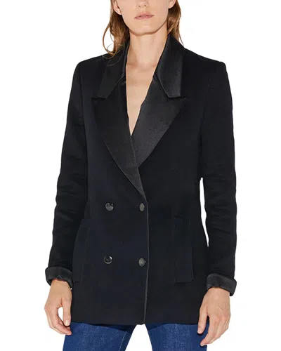 Câllas Callas Vittoria Relaxed Fit Wool-blend Jacket In Black