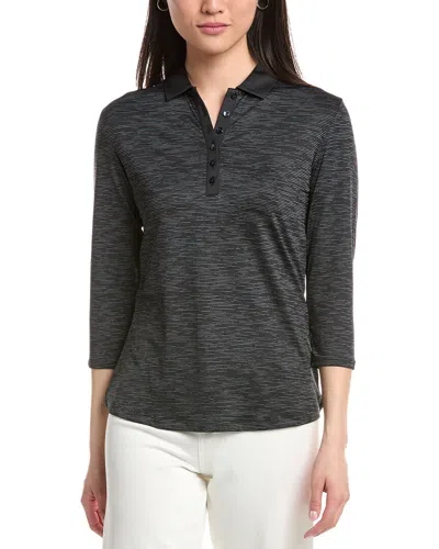 Callaway 3/4-sleeve Swing Tech Polo Shirt In Black