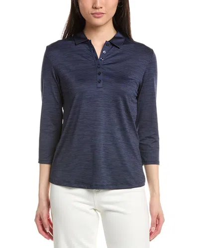 Callaway 3/4-sleeve Swing Tech Polo Shirt In Blue