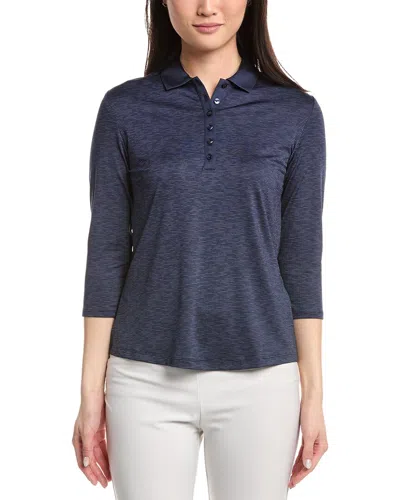 Callaway 3/4-sleeve Swing Tech Polo Shirt In Blue