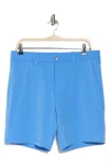 Callaway 9-inch Solid Flat Front Golf Shorts In Marina