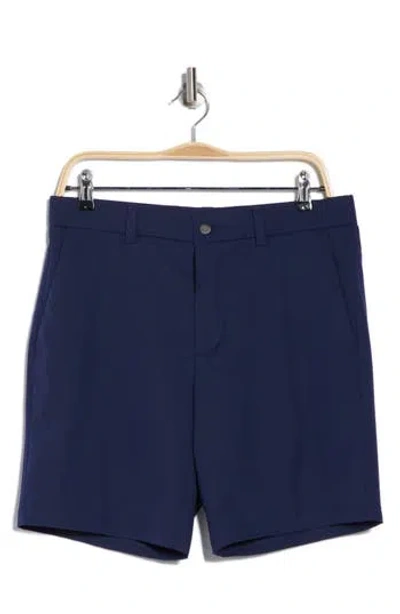 Callaway 9-inch Solid Flat Front Golf Shorts In Peacoat