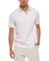 Callaway All Over Micro Floral Print Polo Shirt In Neutral