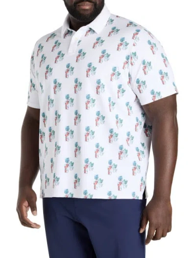 Callaway Big & Tall 19th Hole Polo Shirt In Bright White