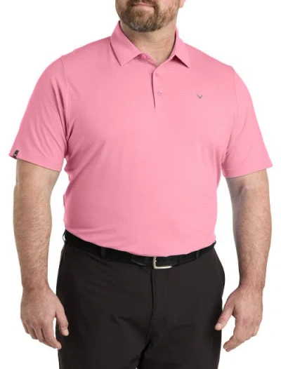 Callaway Big & Tall Classic Jacquard Golf Polo Shirt