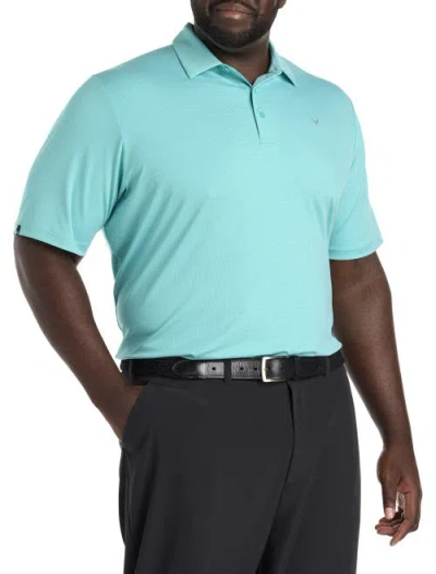 Callaway Classic Jacquard Golf Polo Shirt In Ceramic Htr