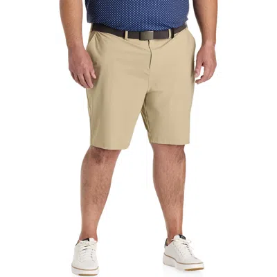 Callaway Big & Tall Flat-front Golf Shorts In Gray