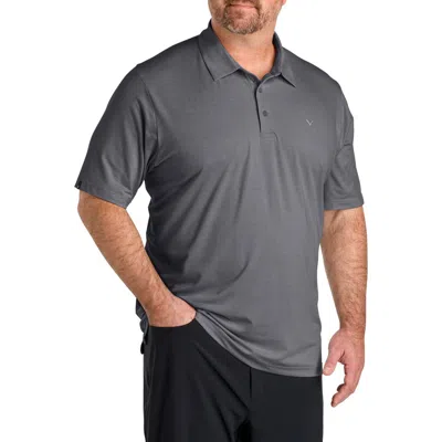 Callaway Big & Tall Heathered Jacquard Polo Shirt In Multi