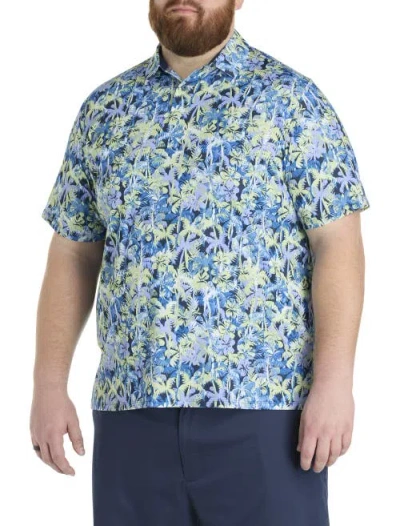 Callaway Big & Tall Sunrise Confetti Performance Polo Shirt In Peacoat