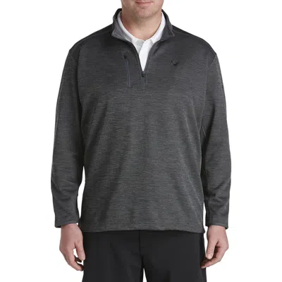 Callaway Big & Tall Weather Series 1/4-zip Fleece Golf Pullover In Gray