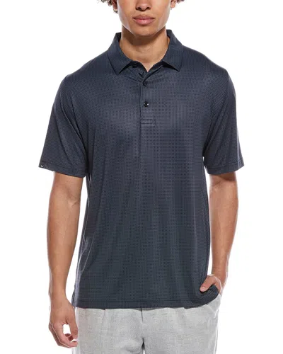 Callaway Chev Foulard Print Polo Shirt In Blue