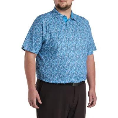 Callaway Confetti Performance Polo Shirt In Hawaiian Surf