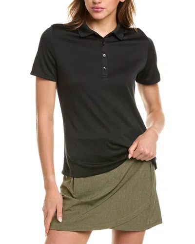 Callaway Essential Twill Knit Polo Shirt In Black