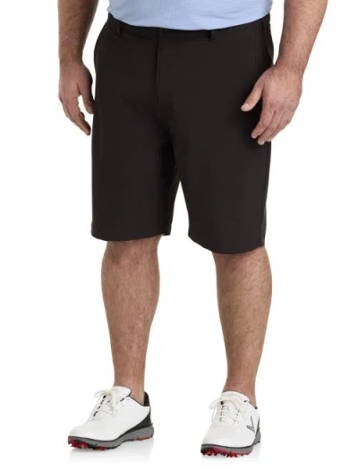Callaway Everplay Flat-front Golf Shorts In Black Heather