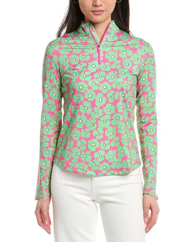 Callaway Fashion Printed Sun Protection Top In Pink