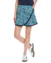 Callaway Faux Wrap Skort In Blue