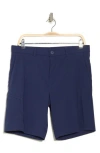 Callaway Flat Front 9-inch Golf Shorts In Blue